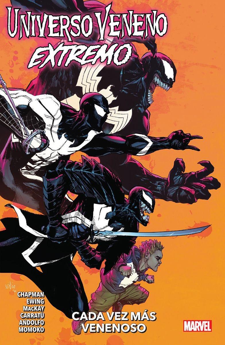 Universo Veneno: Extremo | N0424-PAN36 | Kelly Thompson, Leonardo Romero, Nico Leon, Rod Reis, Ryan North, Ken Niimura, Peach Momoko, David Pepose, Vincenzo Carratù, Ken Lashley, Jed Mackay, Álvaro López, Mirka Andolfo, Gurihiru, Al Ewing, Paulo Siqueira | Terra de Còmic - Tu tienda de cómics online especializada en cómics, manga y merchandising