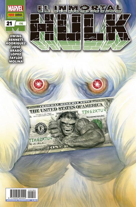 El Inmortal Hulk 21 | N0920-PAN14 | Al Ewing, Joe Bennett, Jorge Molina, Tom Taylor | Terra de Còmic - Tu tienda de cómics online especializada en cómics, manga y merchandising