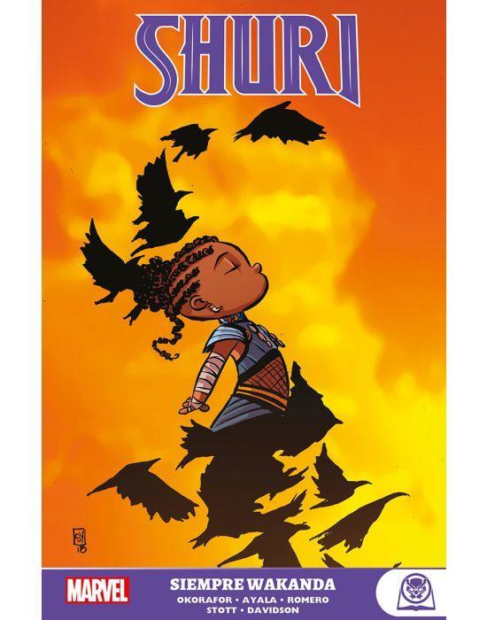 Marvel Young Adults. Shuri. Siempre Wakanda | N1022-PAN26 | Leonardo Romero, Rachael Stott, Vita Ayala, Paul Davidson, Nnedi Okorafor | Terra de Còmic - Tu tienda de cómics online especializada en cómics, manga y merchandising