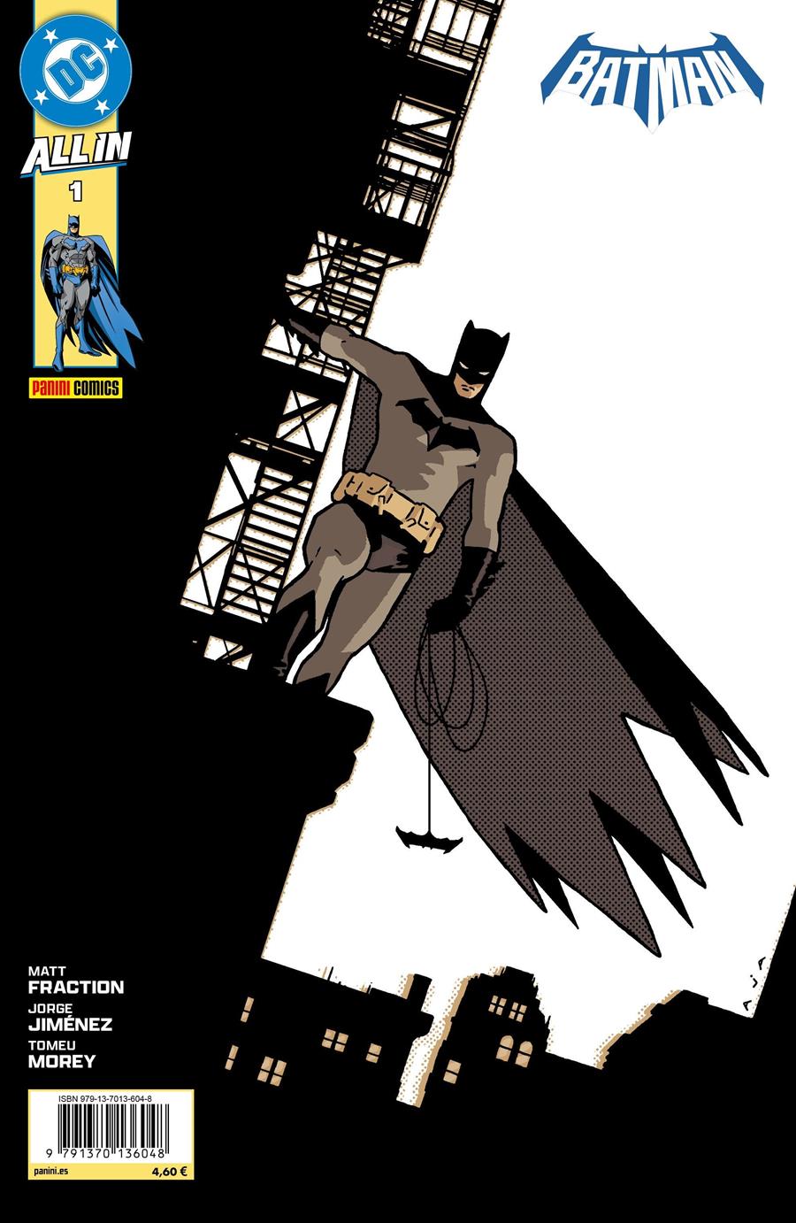 All in Batman 1- Portada Alternativa 2 | N0226-PAN70 | Matt Fraction, Jorge Jiménez | Terra de Còmic - Tu tienda de cómics online especializada en cómics, manga y merchandising