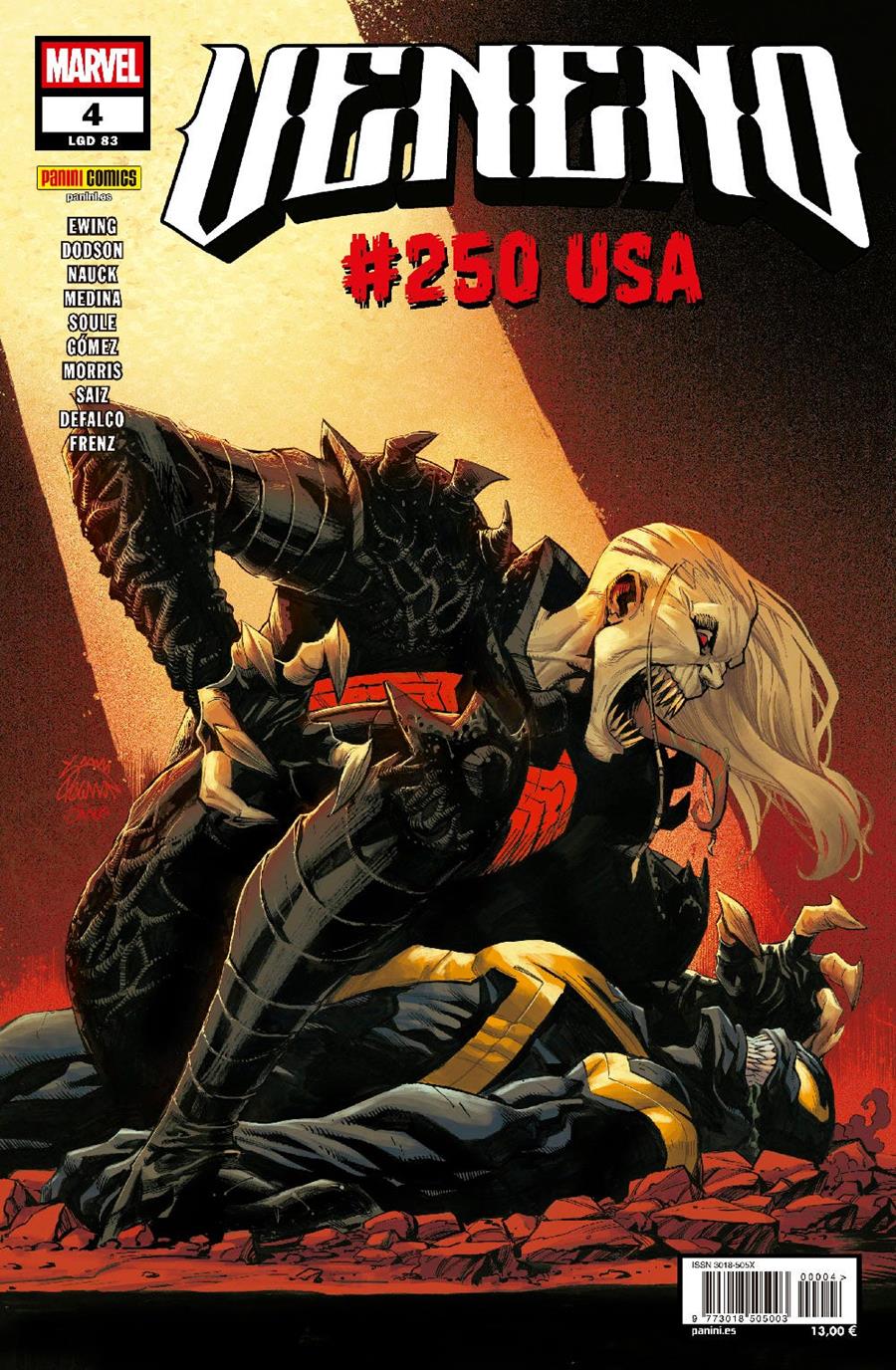 Nuevo Veneno 4 | N0526-PAN29 | Jordan Morris, Ron Frenz, Todd Nauck, Paco Medina, Charles Soule, Jesús Saiz, Al Ewing, Carlos Gómez, Terry Dodson, Tom DeFalco | Terra de Còmic - Tu tienda de cómics online especializada en cómics, manga y merchandising