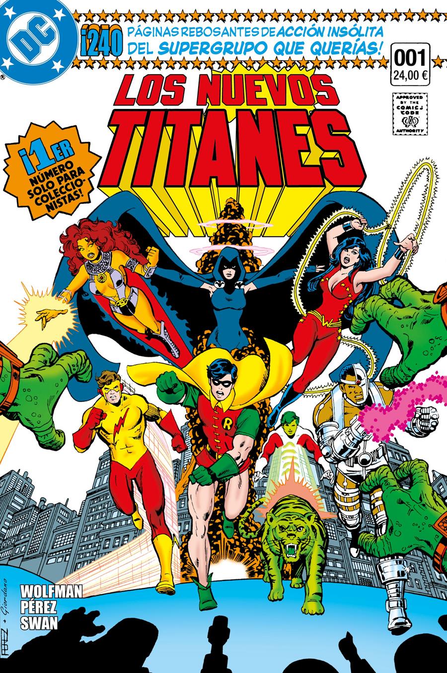 Biblioteca Los Nuevos Titanes 1 | N1226-PAN66 | George Pérez, Marv Wolfman | Terra de Còmic - Tu tienda de cómics online especializada en cómics, manga y merchandising