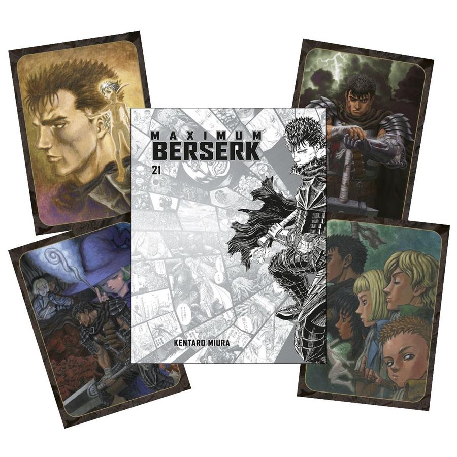 Maximum Berserk 21 (Portada alternativa + 4 postales) | N1225-PAN78 | Kentaro Miura | Terra de Còmic - Tu tienda de cómics online especializada en cómics, manga y merchandising