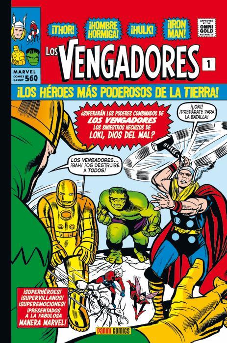 Marvel Gold. Los Vengadores 1. La Llegada de los Vengadores | N0215-PAN01 | Stan Lee, Jack Kirby, Don Heck, Roger Stern y Bruce Timm | Terra de Còmic - Tu tienda de cómics online especializada en cómics, manga y merchandising