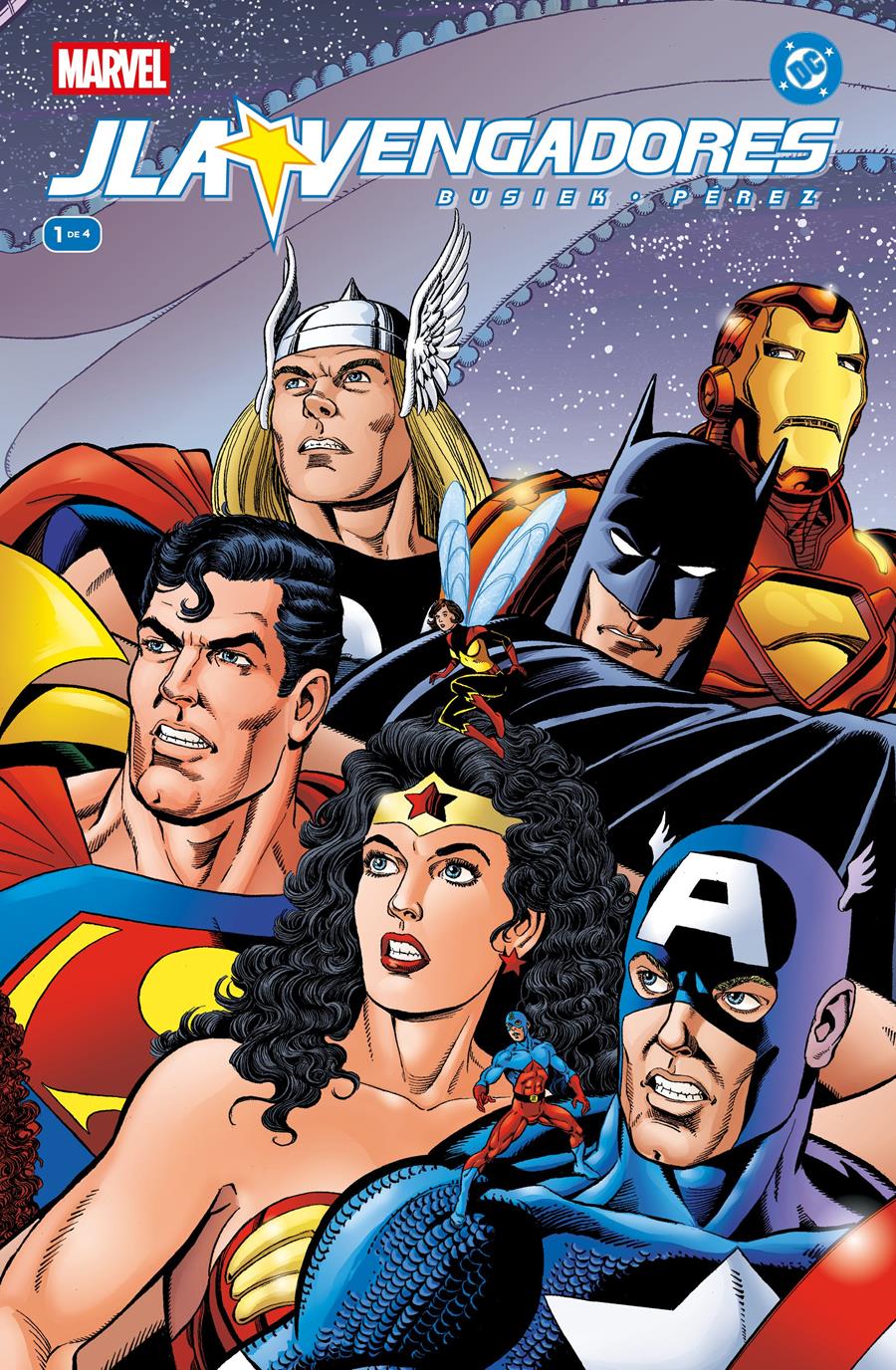 Marvel/DC Edición Facsímil. JLA/Vengadores 1 | N1126-PAN18 | George Pérez, Kurt Busiek | Terra de Còmic - Tu tienda de cómics online especializada en cómics, manga y merchandising