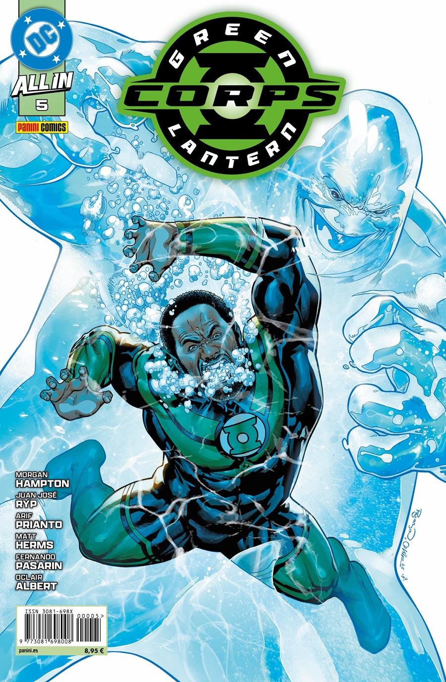 All In Green Lantern Corps 5 | N1026-PAN35 | Morgan Hampton, Fernando Pasarín, Juan Jose Ryp | Terra de Còmic - Tu tienda de cómics online especializada en cómics, manga y merchandising