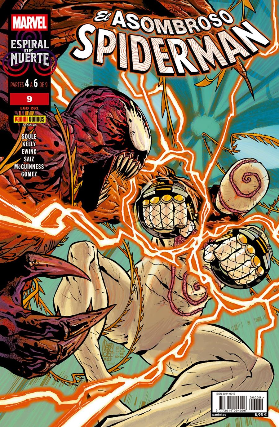 El Asombroso Spiderman 9 | N0826-PAN07 | Jesus Saiz, Joe Kelly, Charles Soule, Al Ewing, Carlos Gómez, Ed McGuinness | Terra de Còmic - Tu tienda de cómics online especializada en cómics, manga y merchandising
