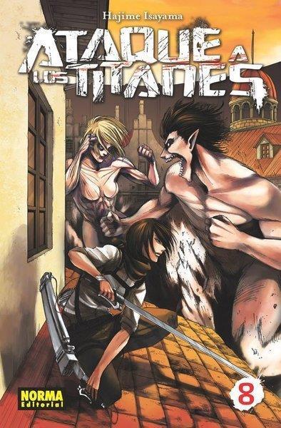 Ataque a Los Titanes 8 | N0414-NOR11 | Hajime Isayama | Terra de Còmic - Tu tienda de cómics online especializada en cómics, manga y merchandising
