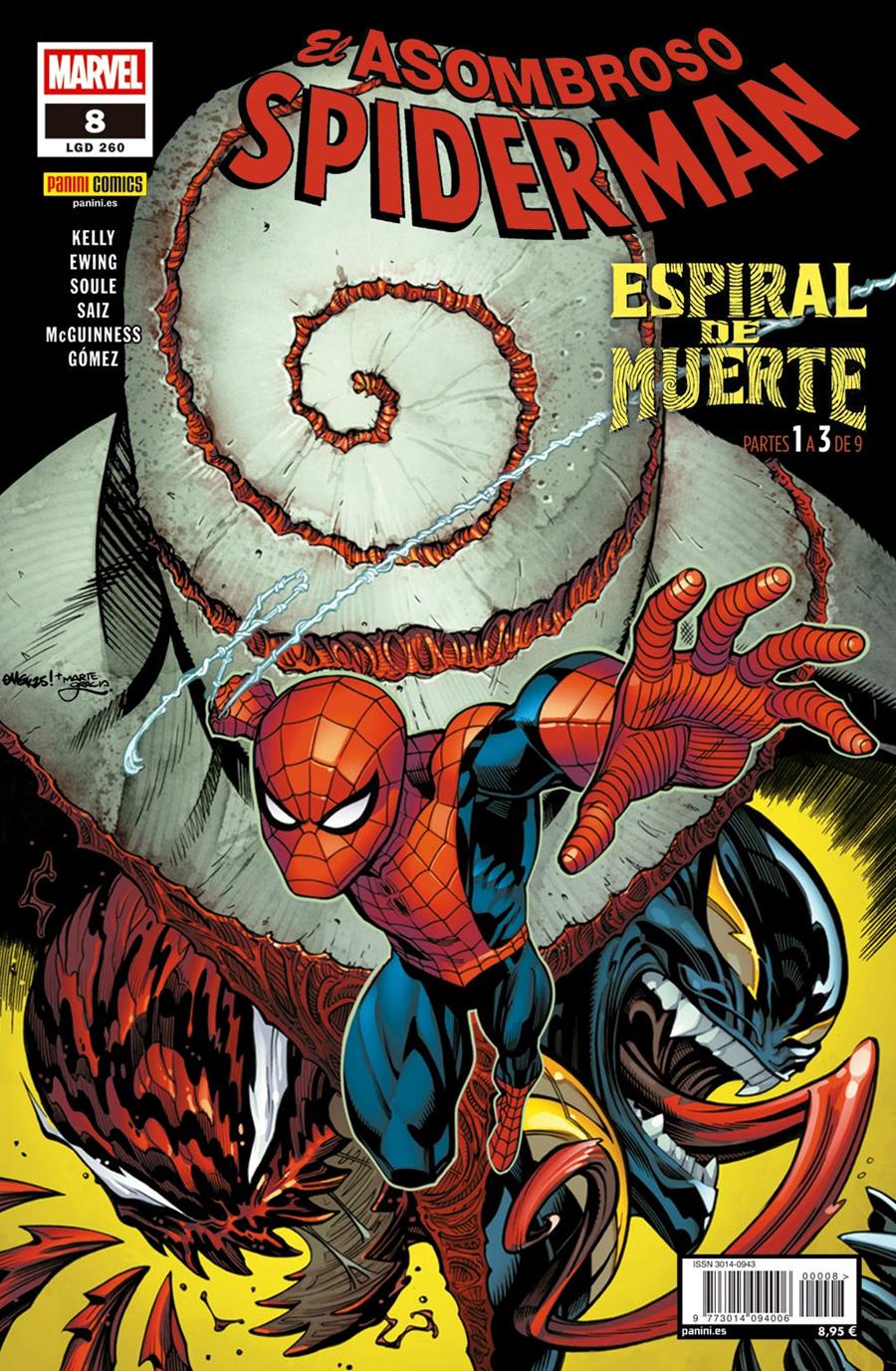 El Asombroso Spiderman 8 | N0726-PAN38 | Jesus Saiz, Joe Kelly, Charles Soule, Al Ewing, Ed McGuinness, Carlos Gomez | Terra de Còmic - Tu tienda de cómics online especializada en cómics, manga y merchandising