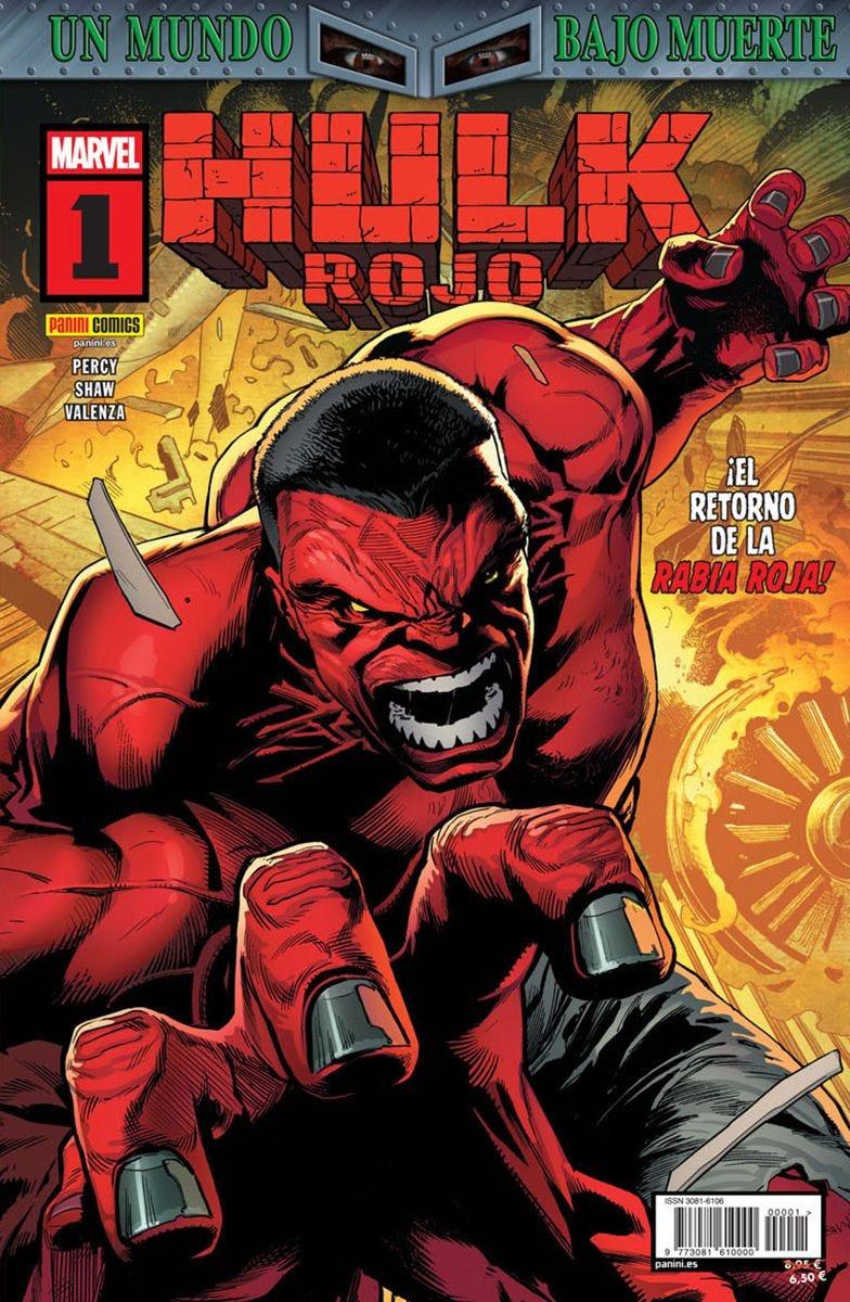 Un mundo bajo Muerte: Hulk Rojo 1 | N0925-PAN61 | Geoff Shaw, Benjamin Percy | Terra de Còmic - Tu tienda de cómics online especializada en cómics, manga y merchandising