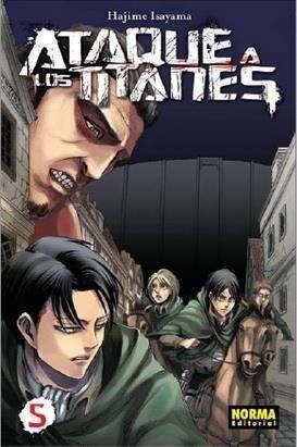 Ataque a los titanes 5 | N0713-NOR30 | Hajime Isayama | Terra de Còmic - Tu tienda de cómics online especializada en cómics, manga y merchandising