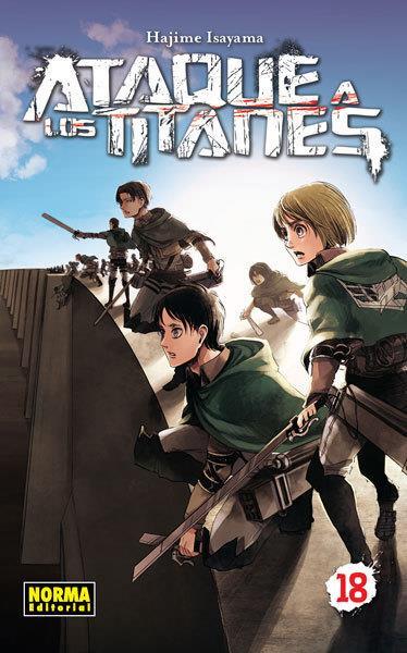 Ataque A Los Titanes 18 | N0516-NOR27 | Hajime Isayama | Terra de Còmic - Tu tienda de cómics online especializada en cómics, manga y merchandising