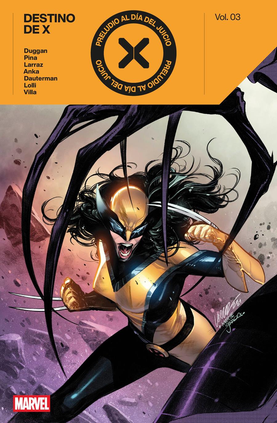 Marvel Premiere. Destino de X 3. Patrulla-X: Preludio al día del juicio | N1226-PAN54 | Kris Anka, Matteo Lolli, Pepe Larraz, Russell Dauterman, C.F. Villa, Gerry Duggan, Javier Pina | Terra de Còmic - Tu tienda de cómics online especializada en cómics, manga y merchandising