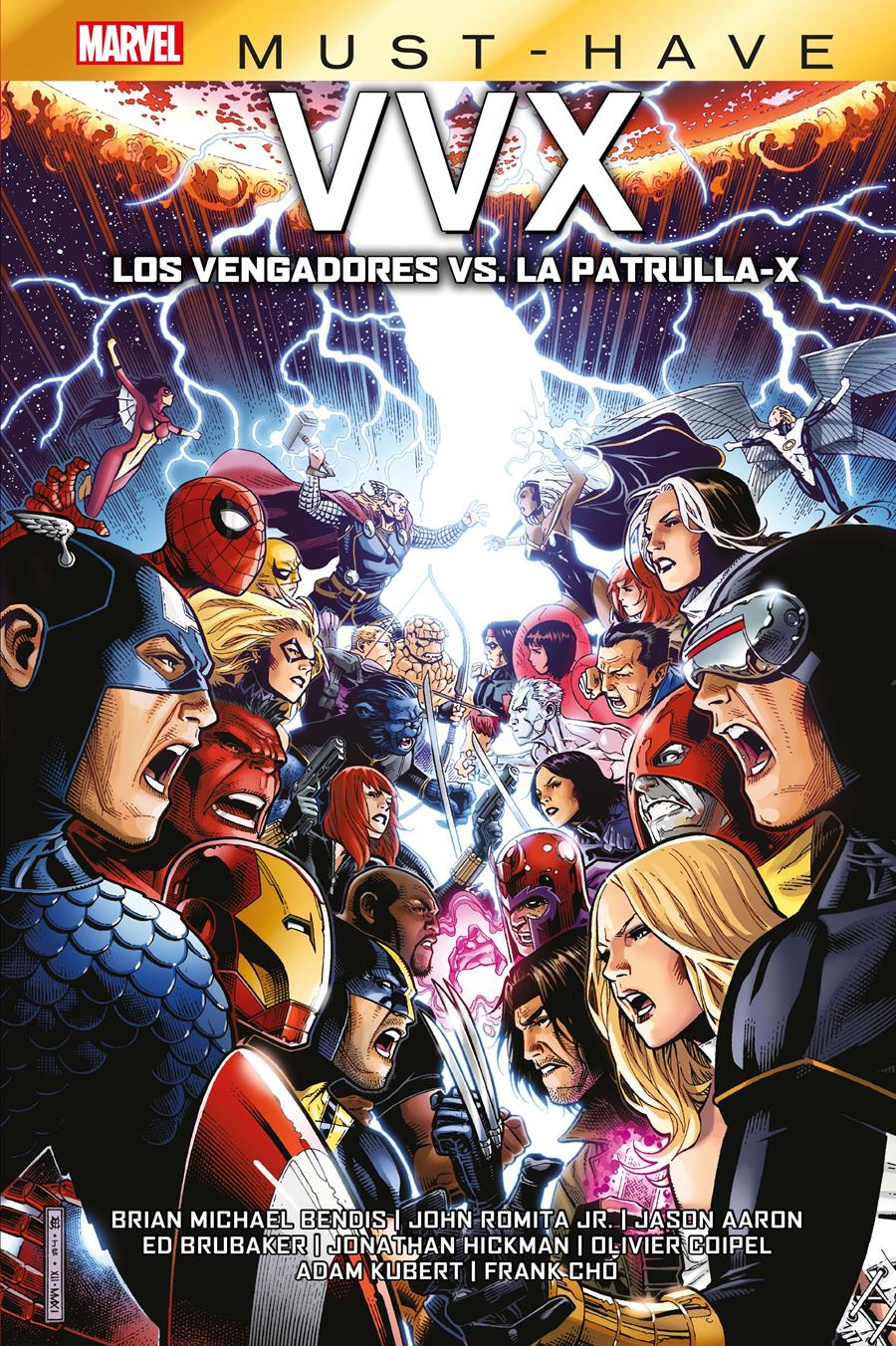 Marvel Must-Have. VVX: Los Vengadores vs. la Patrulla-X | N0926-PAN17 | Brian Michael Bendis, John Romita Jr. Jason Aaron, Frank Cho, Ed Brubaker, Jonathan Hickman, Adam Kubert, Matt Fraction, Olivier Coipel | Terra de Còmic - Tu tienda de cómics online especializada en cómics, manga y merchandising