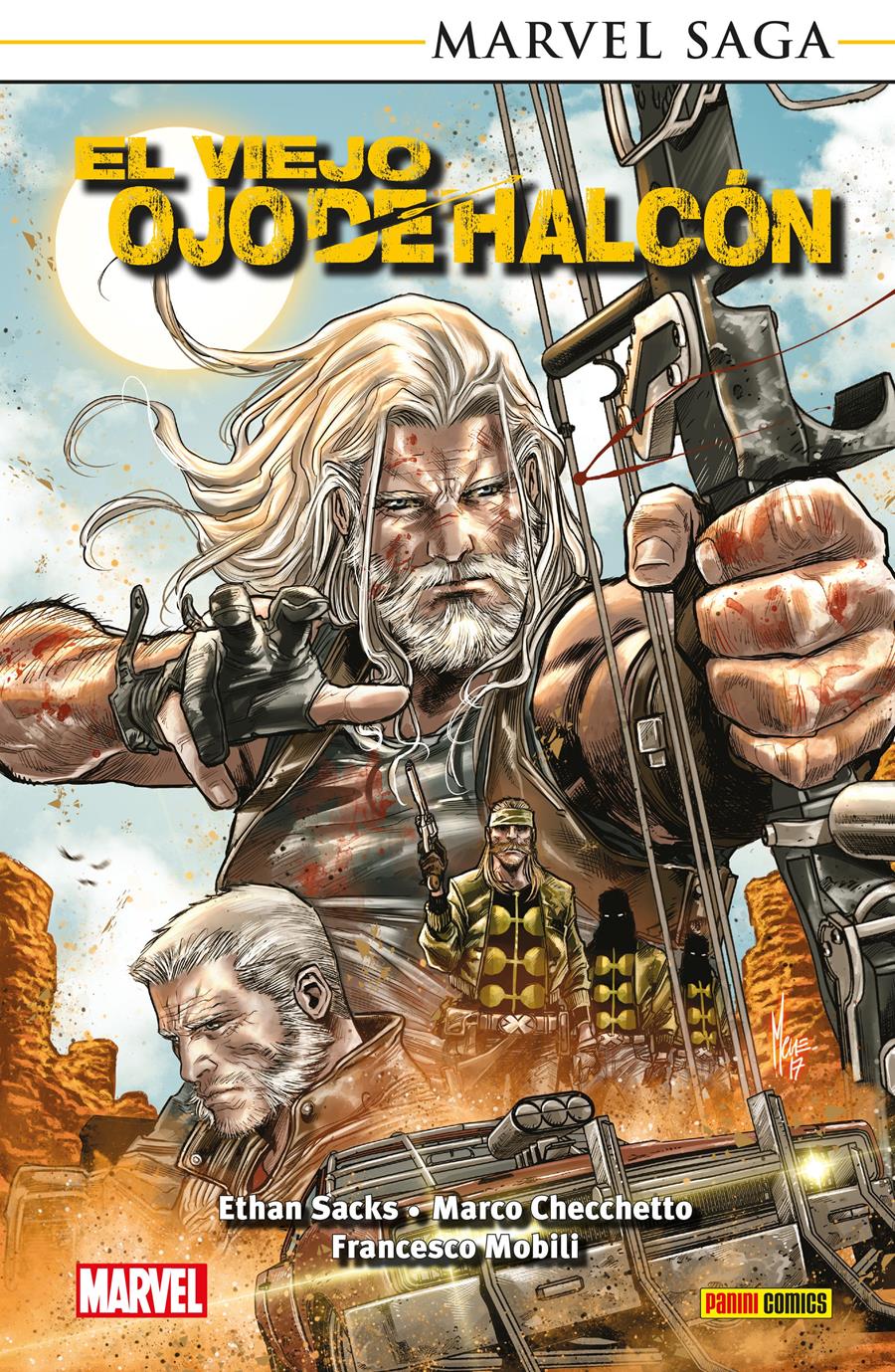 Marvel Saga TPB. El viejo Ojo de Halcón. El fin del mundo | N1126-PAN52 | Francesco Mobili, Ethan Sacks, Marco Checchetto, Ibraim Roberson | Terra de Còmic - Tu tienda de cómics online especializada en cómics, manga y merchandising