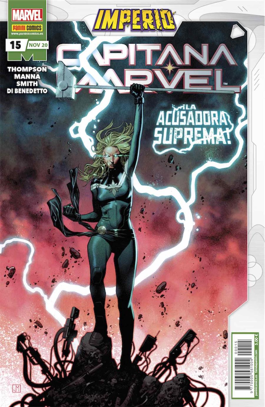 Capitana Marvel 15 | N1120-PAN09 | Kelly Thompson, Cory Smith, Francesco Manna | Terra de Còmic - Tu tienda de cómics online especializada en cómics, manga y merchandising