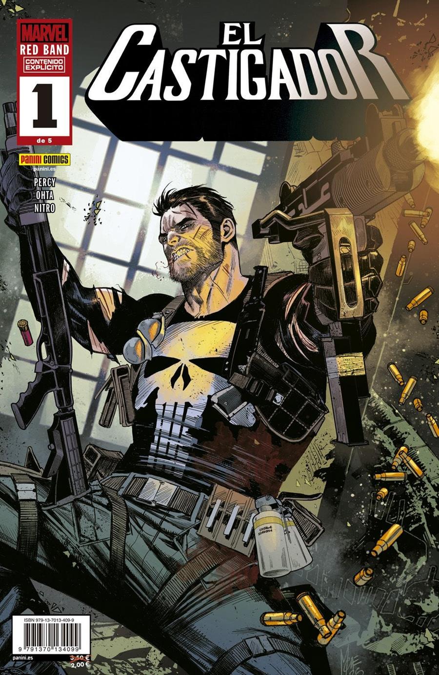 El Castigador: Red Band 1 | N0126-PAN85 |  Julius Ohta, Benjamin Percy | Terra de Còmic - Tu tienda de cómics online especializada en cómics, manga y merchandising
