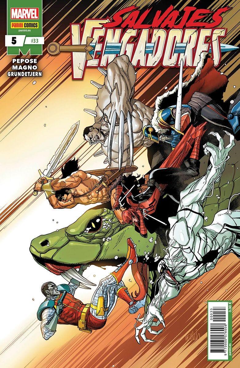 Salvajes Vengadores 5 | N0123-PAN53 | David Pepose, Carlos Magno | Terra de Còmic - Tu tienda de cómics online especializada en cómics, manga y merchandising