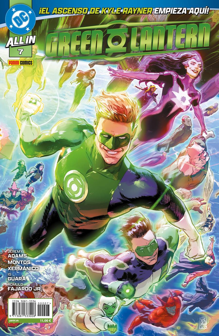 All In Green Lantern 7 | N1126-PAN29 | Dan Jurgens, Jeremy Adams, Montos, Darryl Banks, Ig Guara, Ron Marz, V Ken Marion, Xermanico | Terra de Còmic - Tu tienda de cómics online especializada en cómics, manga y merchandising