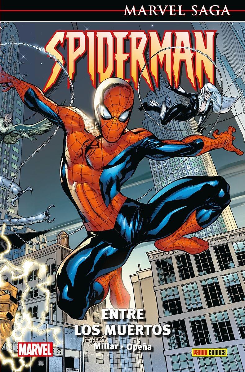 Marvel Saga. Marvel Knights: Spiderman 1. Entre los muertos | N0923-PAN33 | Frank Cho, Mark Millar, Terry Dodson | Terra de Còmic - Tu tienda de cómics online especializada en cómics, manga y merchandising