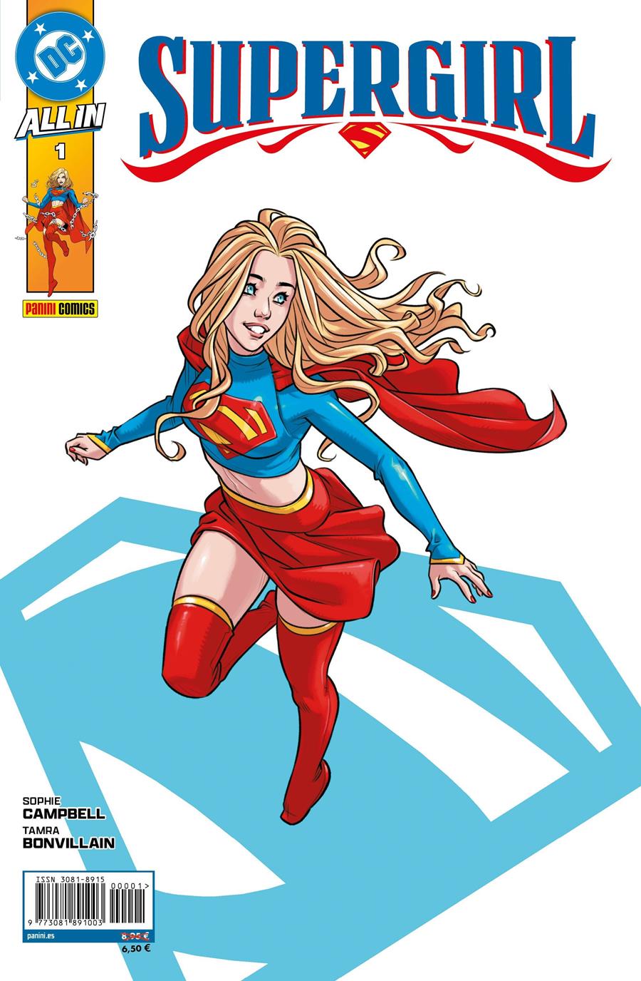 Supergirl 1 | N0126-PAN89 | Sophie Campbell | Terra de Còmic - Tu tienda de cómics online especializada en cómics, manga y merchandising