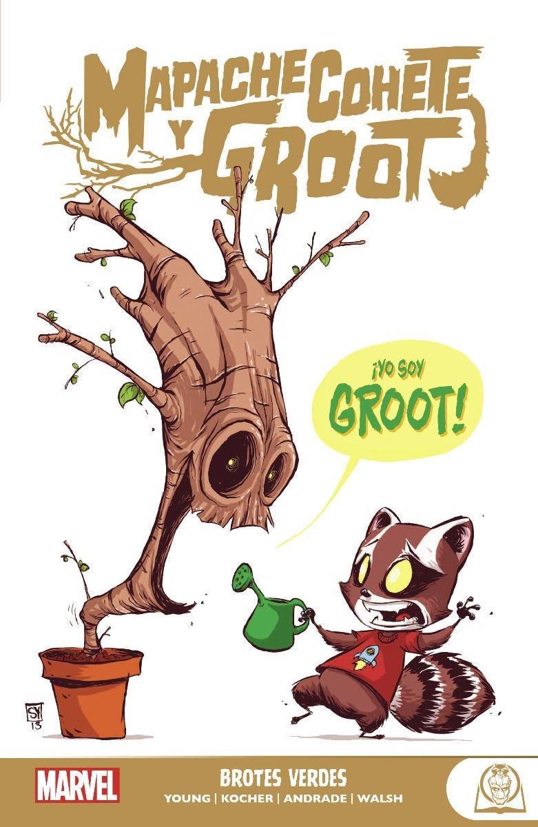 Marvel Young Adults. Mapache Cohete y Groot 1. Brotes verdes | N0921-PAN14 | Michael Walsh, Nick Kocher, Filipe Andrade, Jay Fosgitt, Aaron Conley | Terra de Còmic - Tu tienda de cómics online especializada en cómics, manga y merchandising