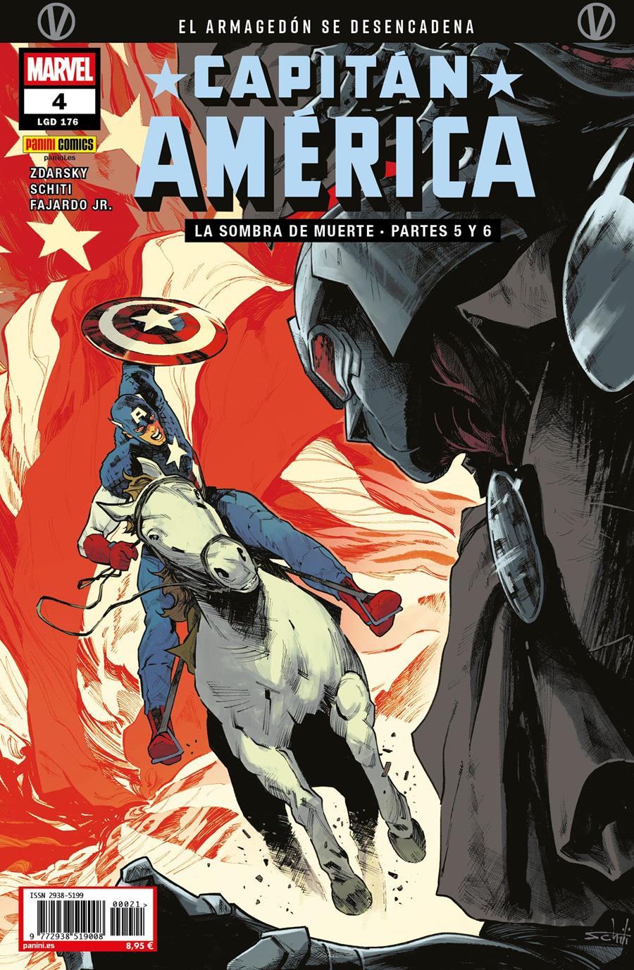 Capitán América 4 | N1026-PAN27 | Chip Zdarsky, Valerio Schiti | Terra de Còmic - Tu tienda de cómics online especializada en cómics, manga y merchandising