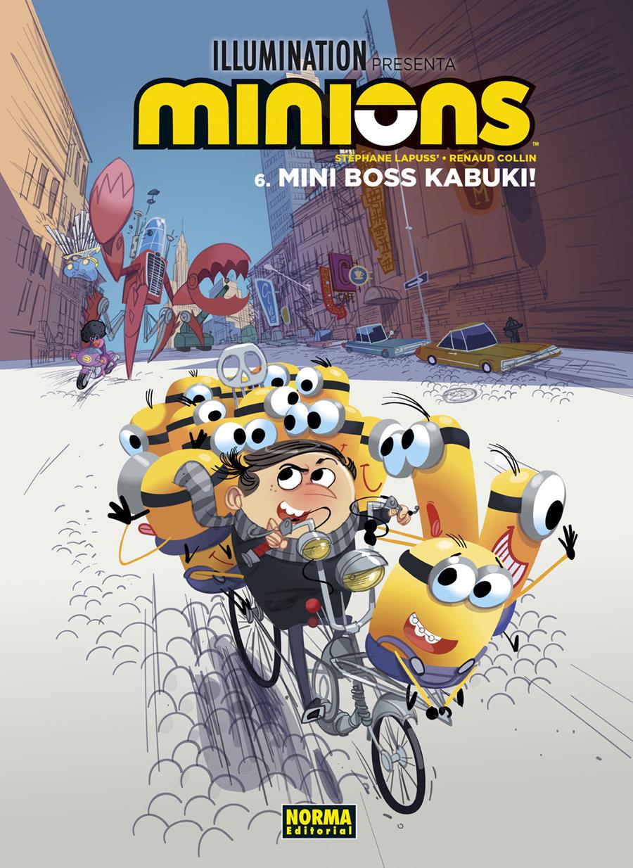Los Minions 6. Mini boss Kabuki! | N0722-NOR28 | Stephane Lapuss, Renaud Collin | Terra de Còmic - Tu tienda de cómics online especializada en cómics, manga y merchandising