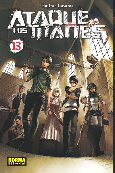 Ataque A Los Titanes 13 | N0415-MPR21 | Hajime Isayama | Terra de Còmic - Tu tienda de cómics online especializada en cómics, manga y merchandising