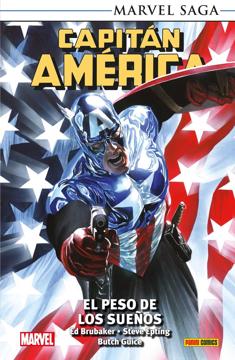 Marvel Saga TPB. Capitán América 6. El peso de los sueños | N0725-PAN38 | Ed Brubaker, Butch Guice, Steve Epting | Terra de Còmic - Tu tienda de cómics online especializada en cómics, manga y merchandising