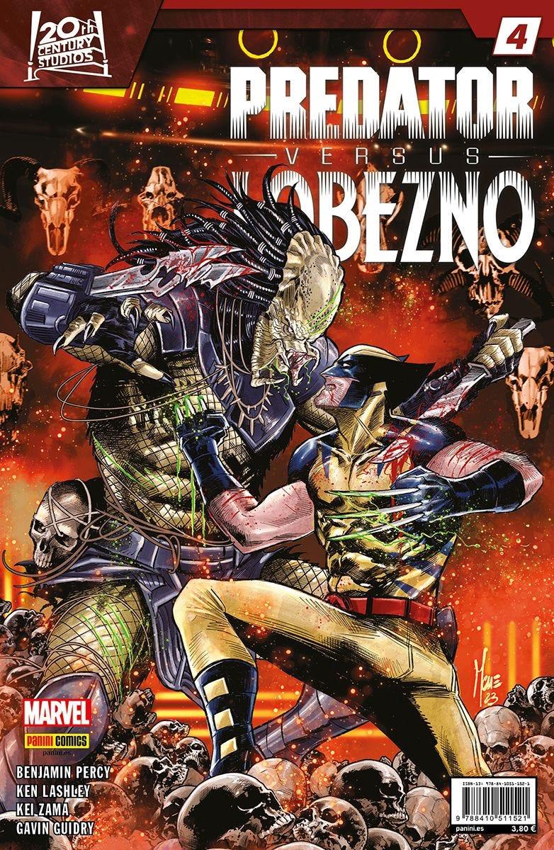 Predator Versus Lobezno 4 de 4 | N0424-PAN66 | Gavin Guidry, Ken Lashley, Kei Zama, Benjamin Percy | Terra de Còmic - Tu tienda de cómics online especializada en cómics, manga y merchandising