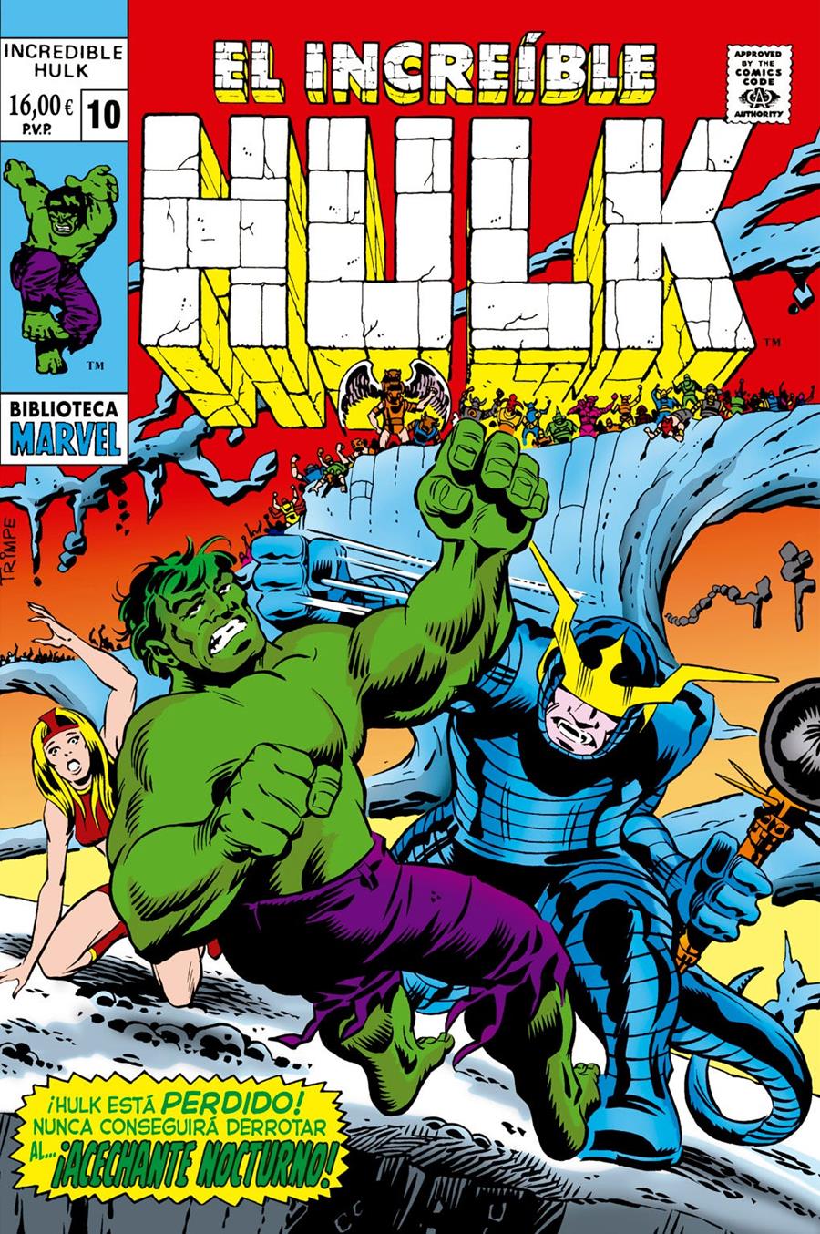 Biblioteca Marvel. El Increíble Hulk 10 | N0826-PAN53 | Roy Thomas, Sal Buscema, Herb Trimpe | Terra de Còmic - Tu tienda de cómics online especializada en cómics, manga y merchandising