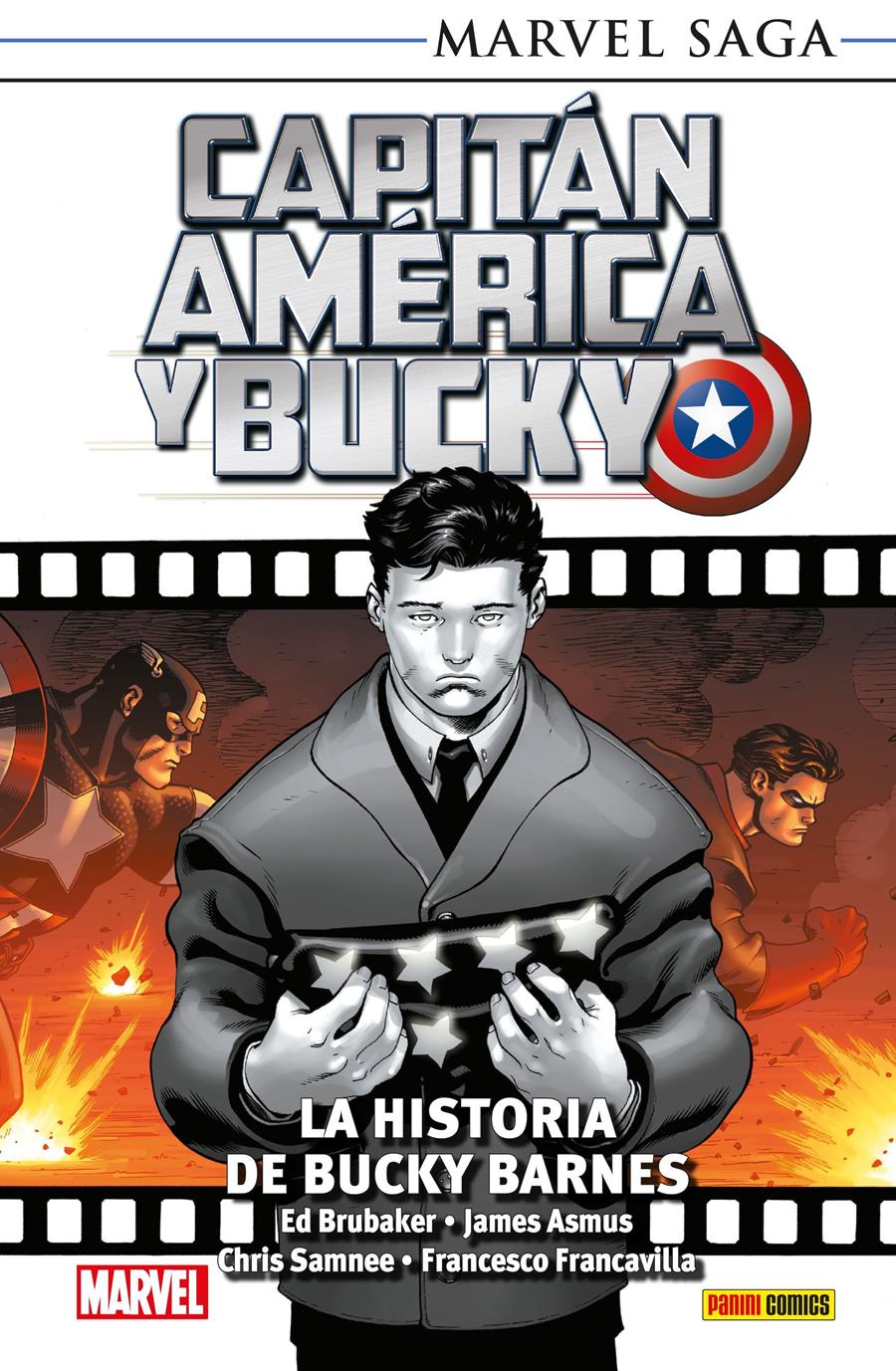 Marvel Saga TPB. Capitán América y Bucky: la história de Bucky Barnes | N0426-PAN64 | Francesco Francavilla, Ed Brubaker, Chris Samnee, Marc Andreyko, James Asmus | Terra de Còmic - Tu tienda de cómics online especializada en cómics, manga y merchandising