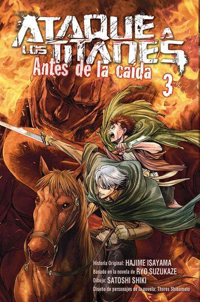 Ataque a los Titanes. Antes de La caida 03 | N0715-N22 | Isayama- Suzukaze-Shibamoto-Shiki | Terra de Còmic - Tu tienda de cómics online especializada en cómics, manga y merchandising