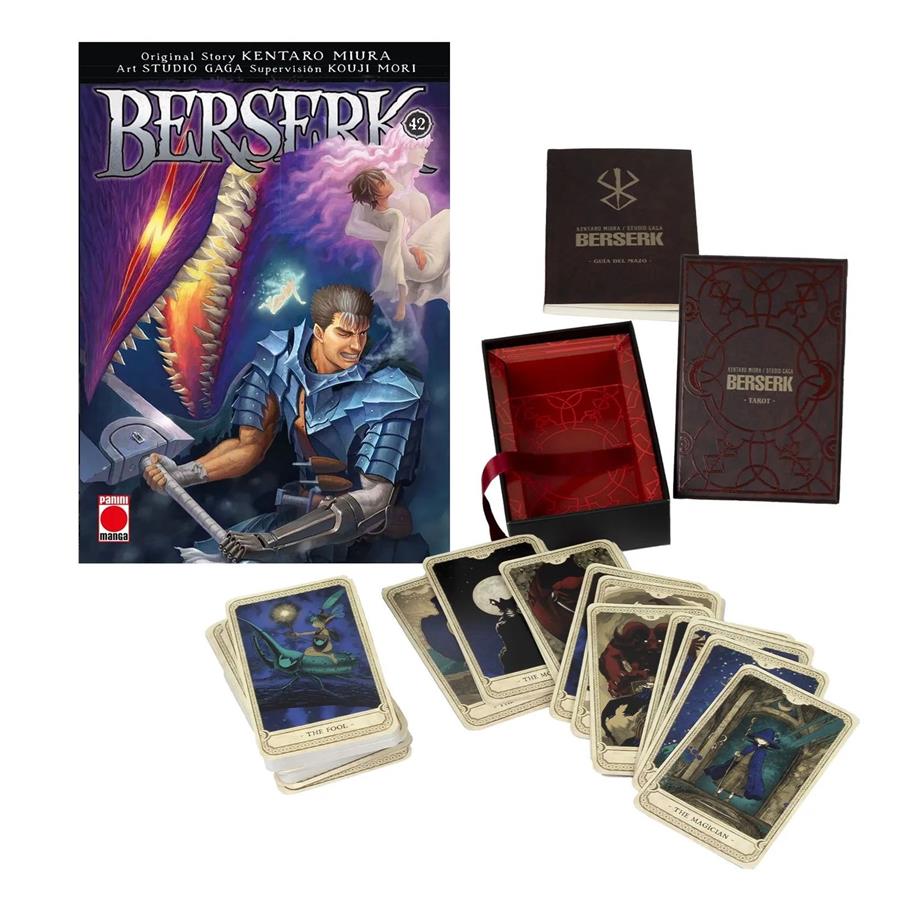 Berserk 42 + baraja Tarot | N1024-PAN111 | Kentaro Miura | Terra de Còmic - Tu tienda de cómics online especializada en cómics, manga y merchandising