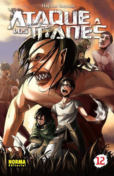 Ataque A Los Titanes 12 | N0215-NOR14 | Hajime Isayama | Terra de Còmic - Tu tienda de cómics online especializada en cómics, manga y merchandising