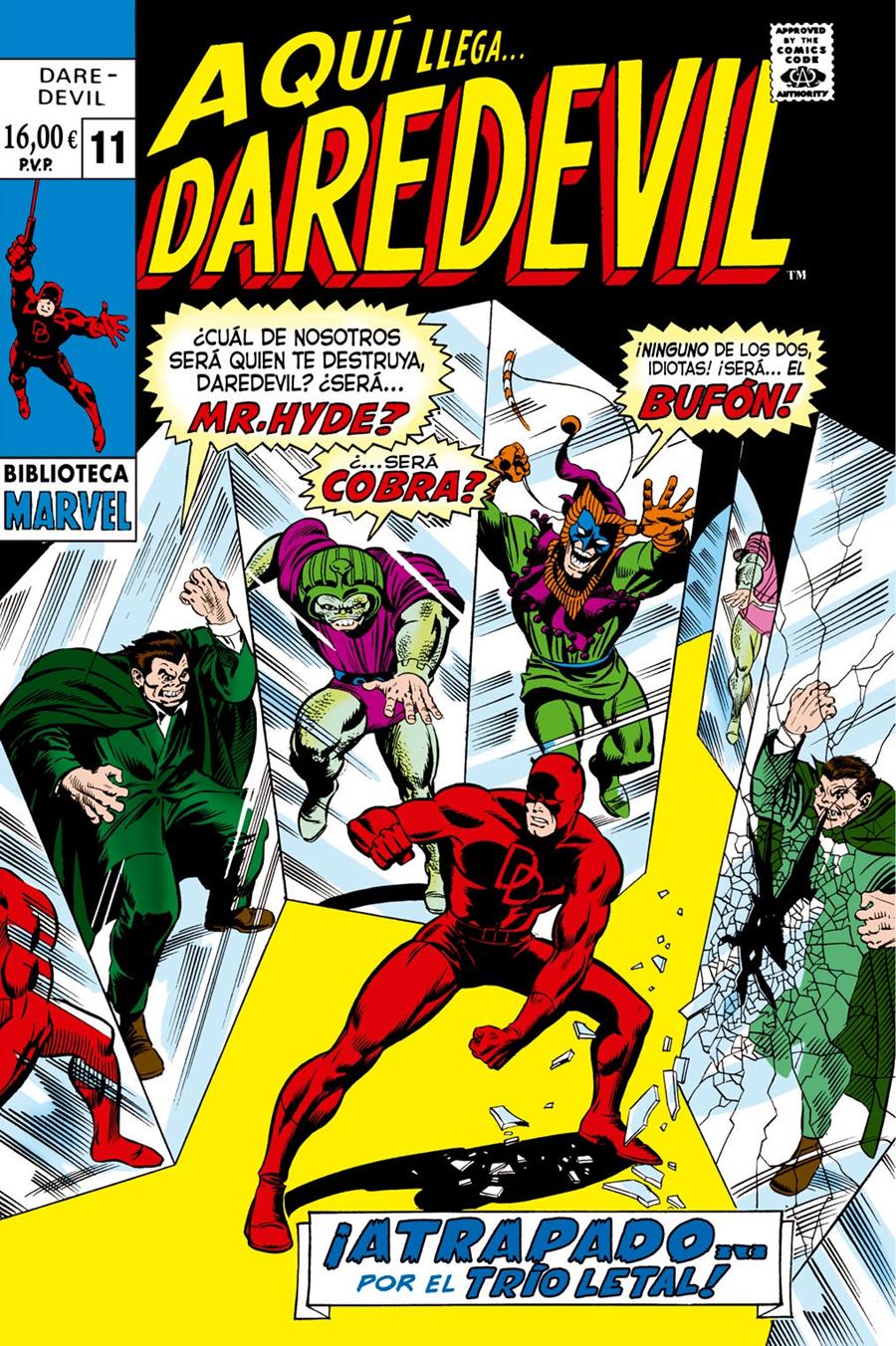 Biblioteca Marvel. Daredevil 11 | N1026-PAN50 | Roy Thomas, Gene Colan | Terra de Còmic - Tu tienda de cómics online especializada en cómics, manga y merchandising