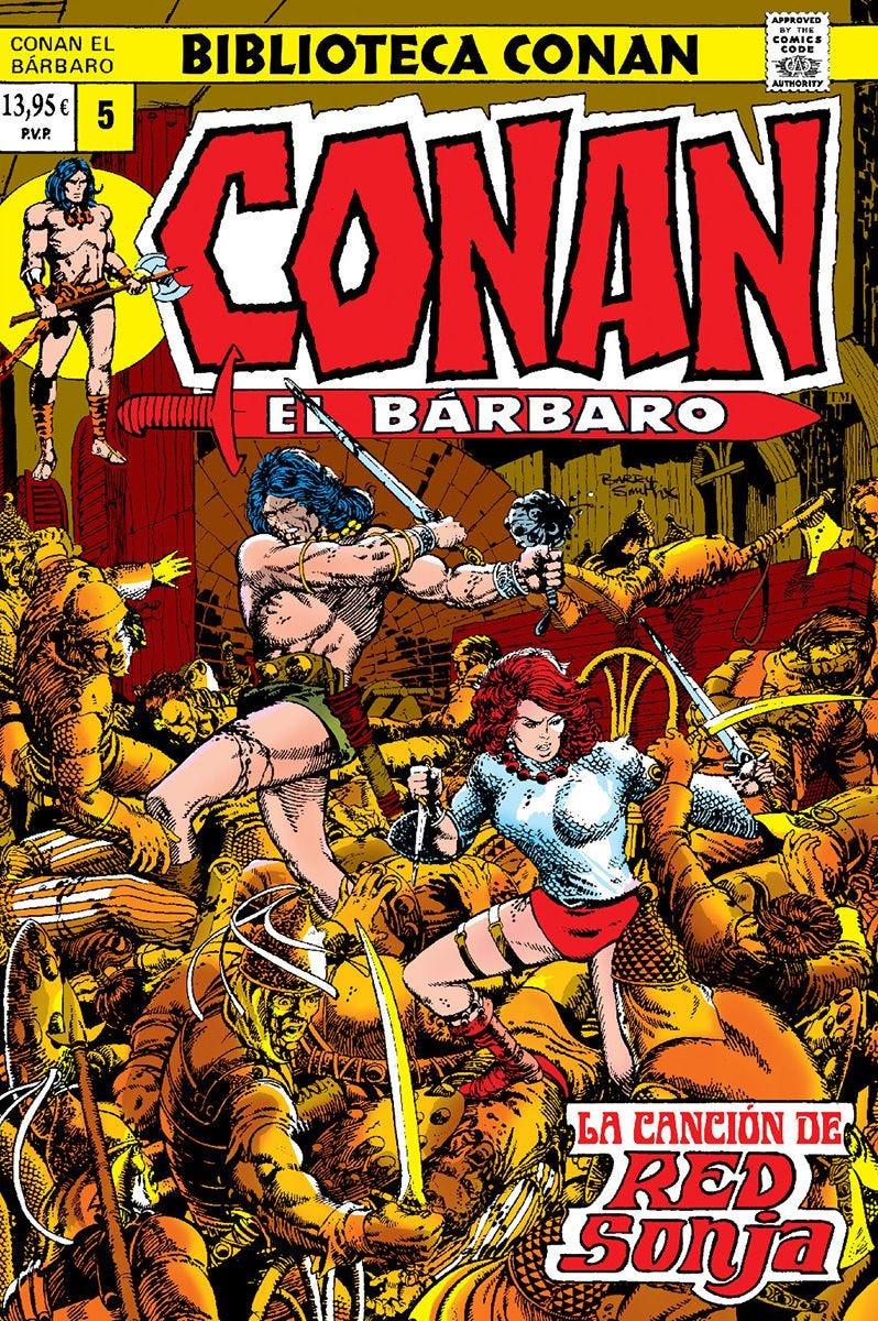 Biblioteca Conan. Conan el Bárbaro 5. 1973 | N0524-PAN31 | Roy Thomas, Barry Smith, John Buscema | Terra de Còmic - Tu tienda de cómics online especializada en cómics, manga y merchandising