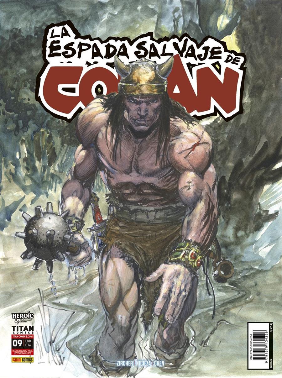 La Espada Salvaje de conan 9 | N0126-PAN77 | Fabian Nicieza, Patrick Zircher, Sean Chen | Terra de Còmic - Tu tienda de cómics online especializada en cómics, manga y merchandising