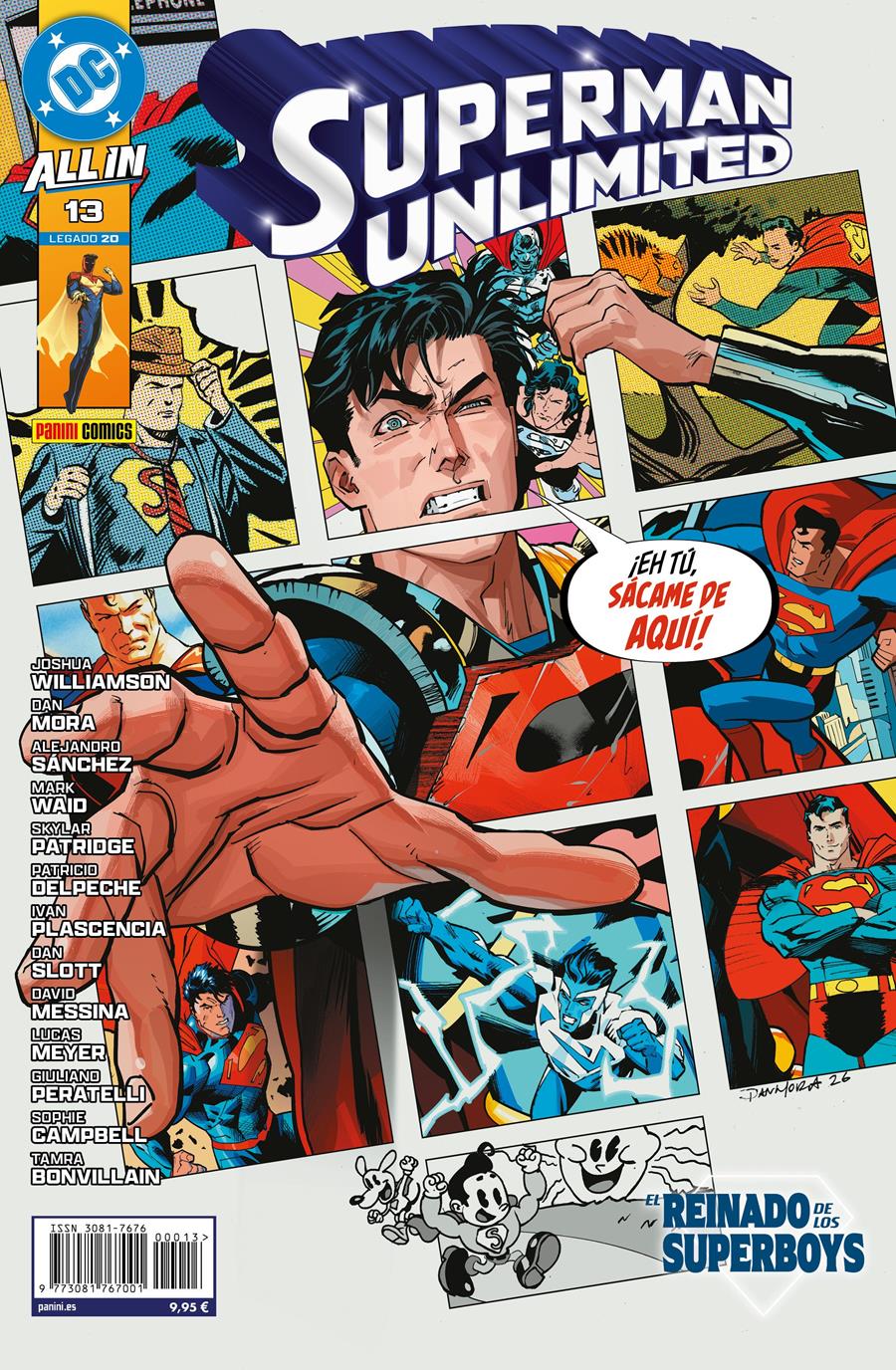 Superman Unlimited 13 | N1126-PAN33 | Dan Mora, Lucas Meyer, Patricio Delpeche, Skylar Patridge, Sophie Campbell, Dan Slott, Joshua Williamson, Mark Waid | Terra de Còmic - Tu tienda de cómics online especializada en cómics, manga y merchandising