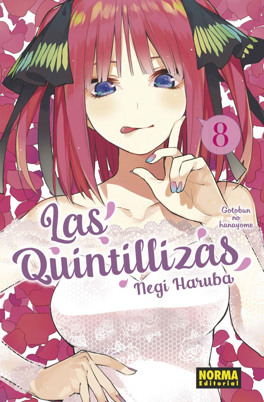 Las quintillizas 08 | N0721-NOR33 | Negi Haruba | Terra de Còmic - Tu tienda de cómics online especializada en cómics, manga y merchandising