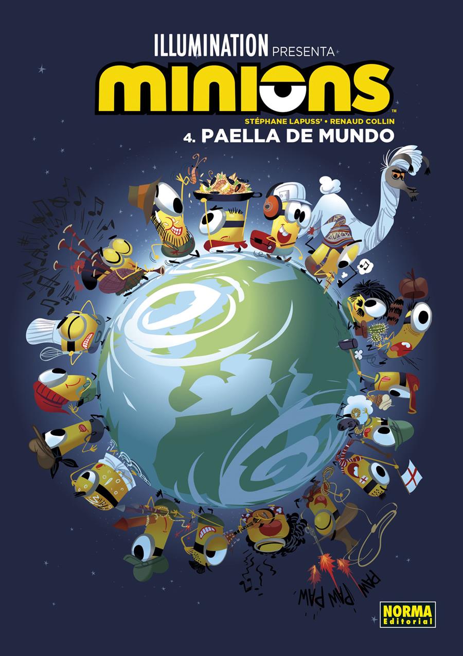 Los minions 4. Paella de mundo | N0721-NOR07 | Lapuss', Collin | Terra de Còmic - Tu tienda de cómics online especializada en cómics, manga y merchandising