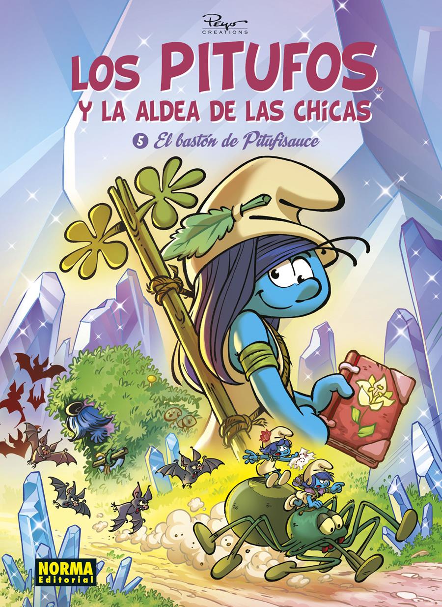 Los pitufos y la aldea de las chicas 5. El bastón de Pitufisauce | N0822-NOR23 | Peyo Creations | Terra de Còmic - Tu tienda de cómics online especializada en cómics, manga y merchandising