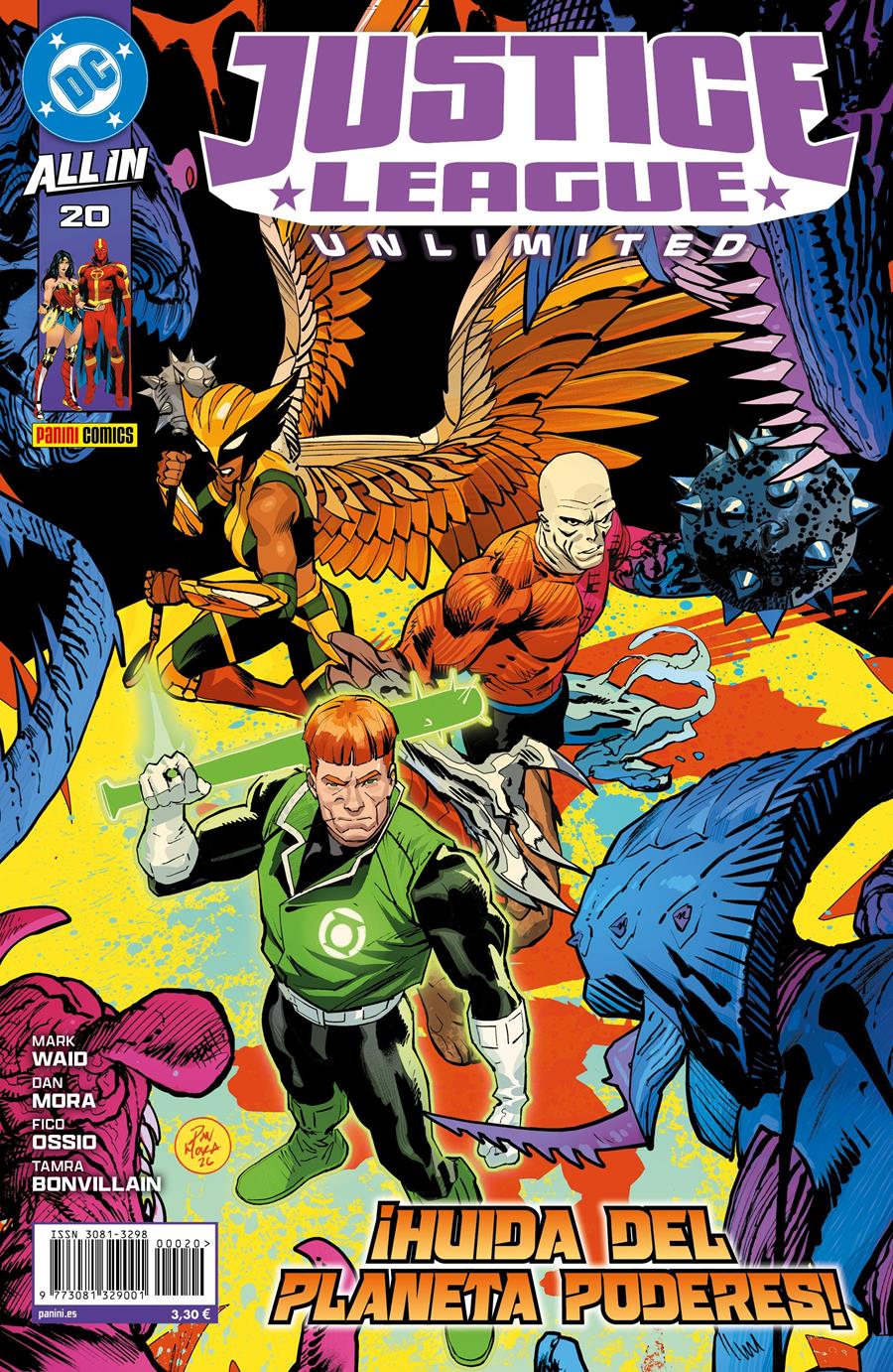 All In Justice League Unlimited 20 | N1126-PAN10 | Dan Mora, Mark Waid | Terra de Còmic - Tu tienda de cómics online especializada en cómics, manga y merchandising