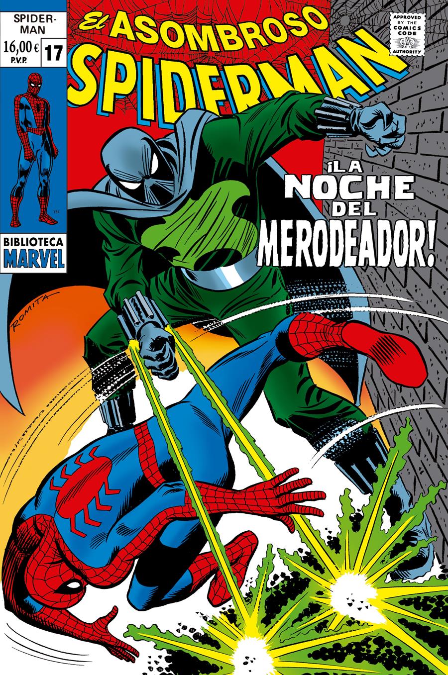 Biblioteca Marvel. El Asombroso Spiderman 17 | N0726-PAN49 | John Romita Sr, John Buscema, Stan Lee | Terra de Còmic - Tu tienda de cómics online especializada en cómics, manga y merchandising