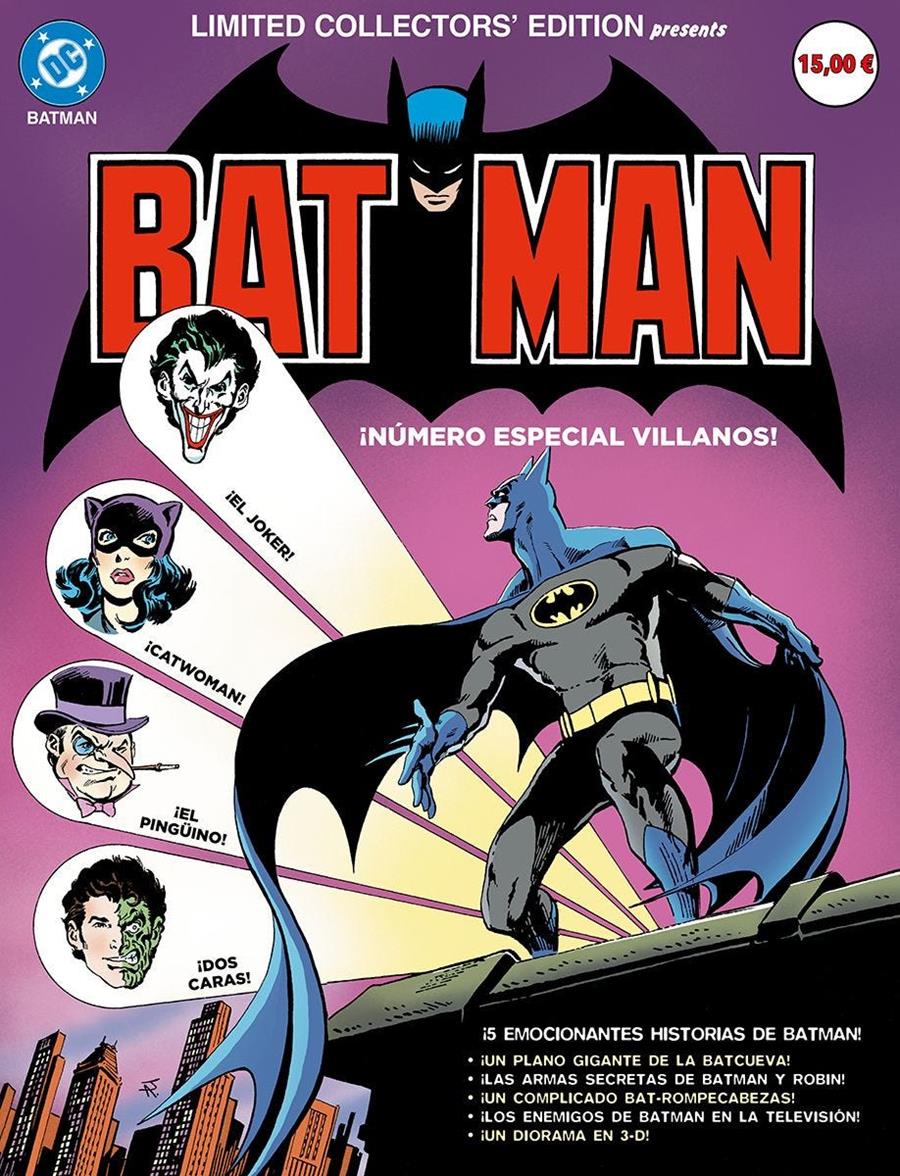 Batman: Especial villanos | N0825-PAN68 | William Woolfolk, Jack Burnley, Charles Paris, Jim Mooney, Bob Kane, Bill Finger, Jerry Robinson | Terra de Còmic - Tu tienda de cómics online especializada en cómics, manga y merchandising