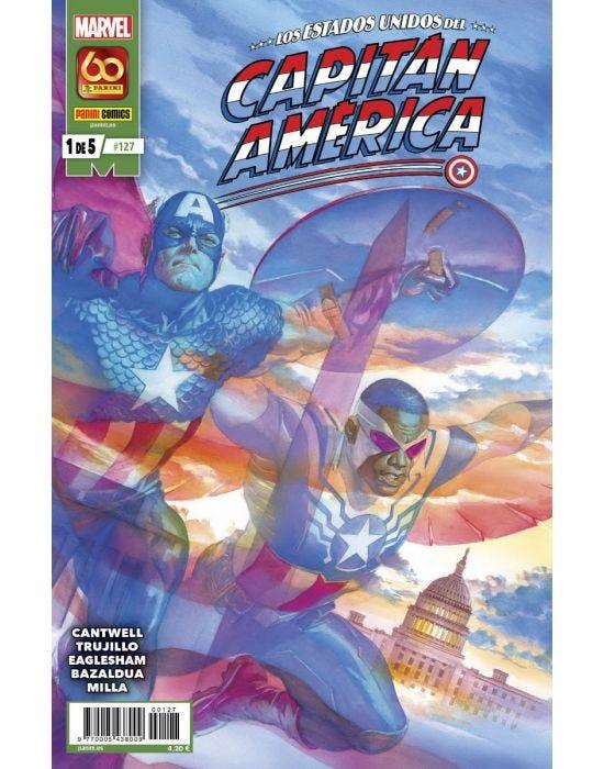 Los Estados Unidos del Capitán América 1 de 5 | N1221-PAN32 | Christopher Cantwell, Jan Bazaldua, Dale Eaglesham, Josh Trujillo | Terra de Còmic - Tu tienda de cómics online especializada en cómics, manga y merchandising