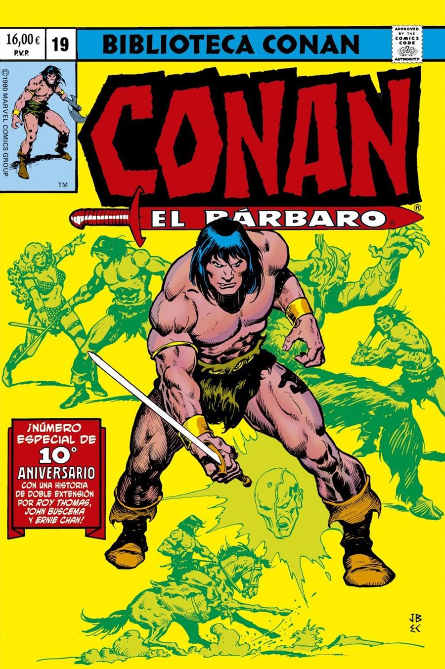 Biblioteca Conan. Conan el Bárbaro. 19 | N0126-PAN12 | Roy Thomas, John Buscema | Terra de Còmic - Tu tienda de cómics online especializada en cómics, manga y merchandising