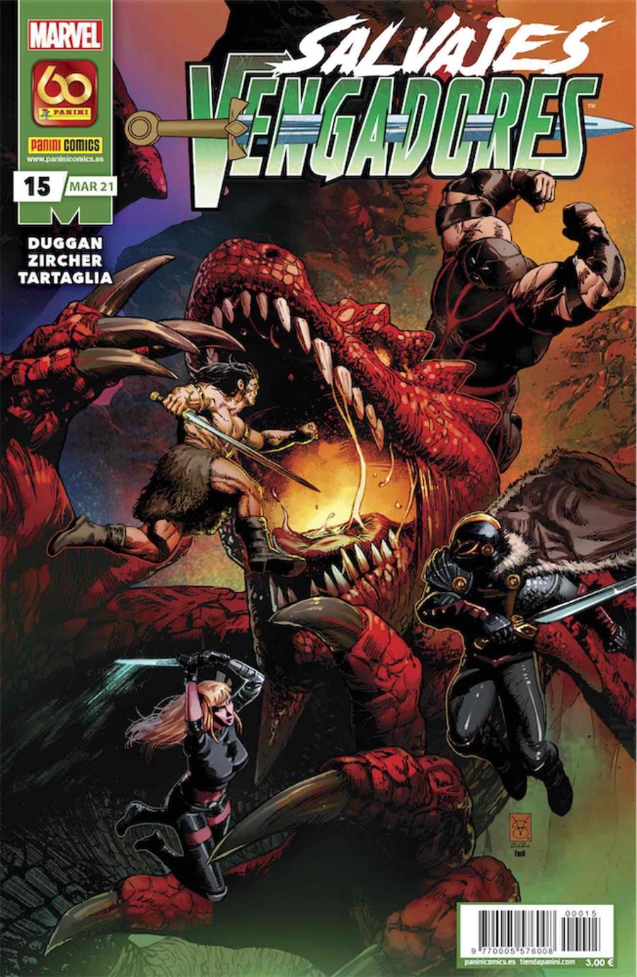 Salvajes Vengadores 15 | N0321-PAN45 | Gerry Duggan, Patrick Zircher | Terra de Còmic - Tu tienda de cómics online especializada en cómics, manga y merchandising