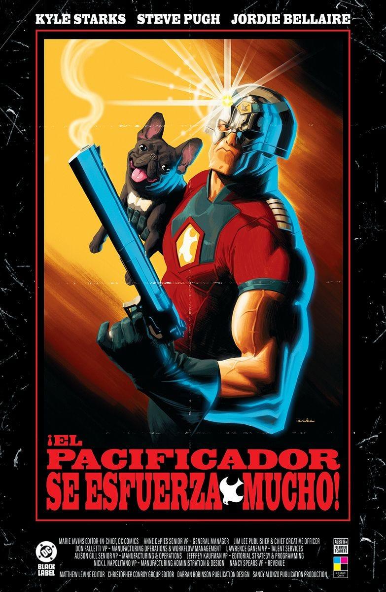 DC Black Label. ¡El Pacificador se esfuerza mucho! | N0925-PAN15 | Steve Pughr, Kyle Starks | Terra de Còmic - Tu tienda de cómics online especializada en cómics, manga y merchandising